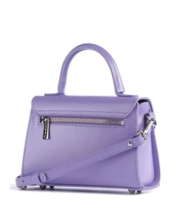 Suave Even Handtasche glattes Rindsleder violett
