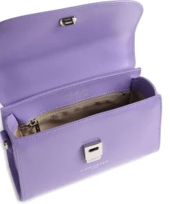 Suave Even Handtasche glattes Rindsleder violett