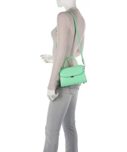 Suave Even Handtasche glattes Rindsleder hellgrün