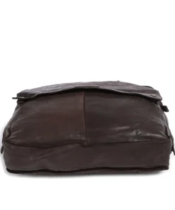 Submarine Aktentasche 14″ fein genarbtes Rindsleder dunkelbraun