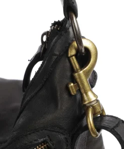 Submarine Beuteltasche genarbtes Rindsleder schwarz