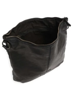 Submarine Beuteltasche genarbtes Rindsleder schwarz