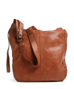 Submarine Beuteltasche weiches Rindsleder cognac