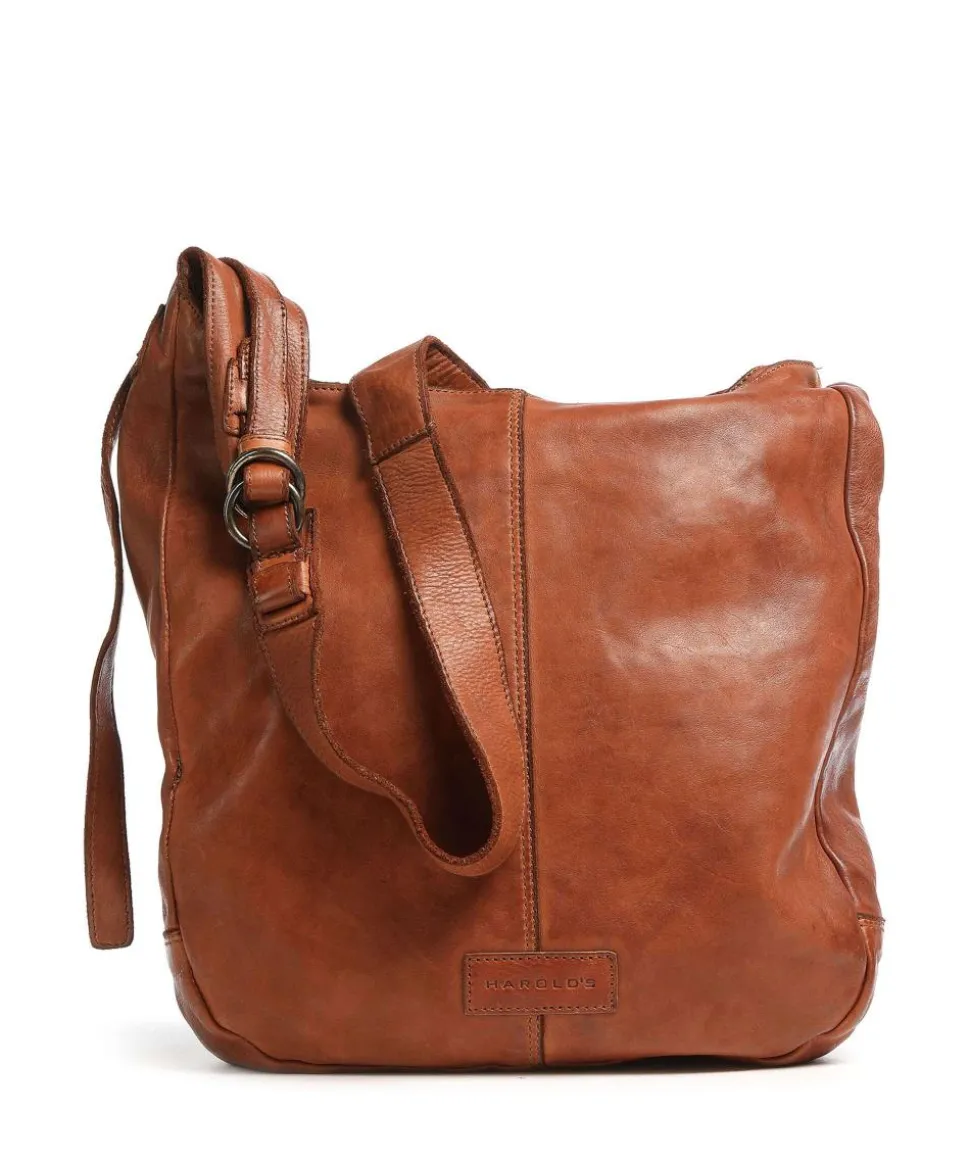 Submarine Beuteltasche weiches Rindsleder cognac