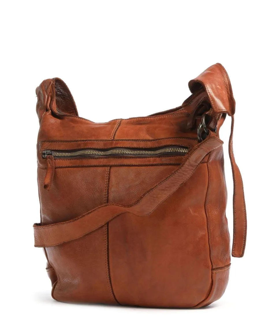 Submarine Beuteltasche weiches Rindsleder cognac