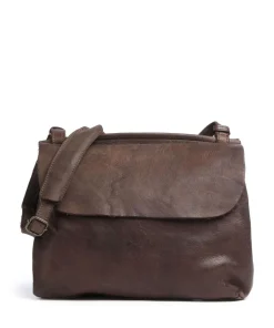 Submarine Schultertasche Rindsleder dunkelbraun