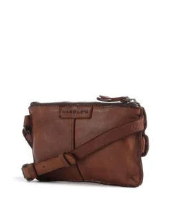 Submarine Umhängetasche fein genarbtes Rindsleder cognac