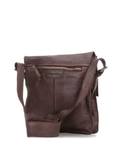 Submarine Umhängetasche fein genarbtes Rindsleder dunkelbraun