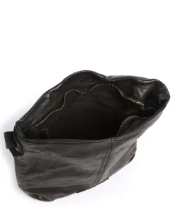 Submarine Umhängetasche fein genarbtes Rindsleder schwarz