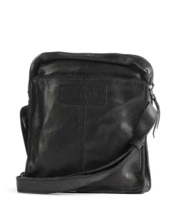 Submarine Umhängetasche Leder schwarz