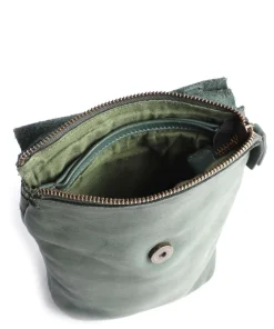 Submarine Umhängetasche Rindsleder dunkelgrün