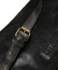 Submarine Umhängetasche Rindsleder schwarz