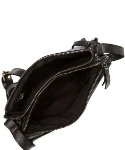 Submarine Umhängetasche Rindsleder schwarz