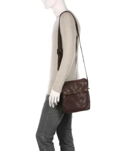 Submarine Umhängetasche Rindsleder dunkelbraun