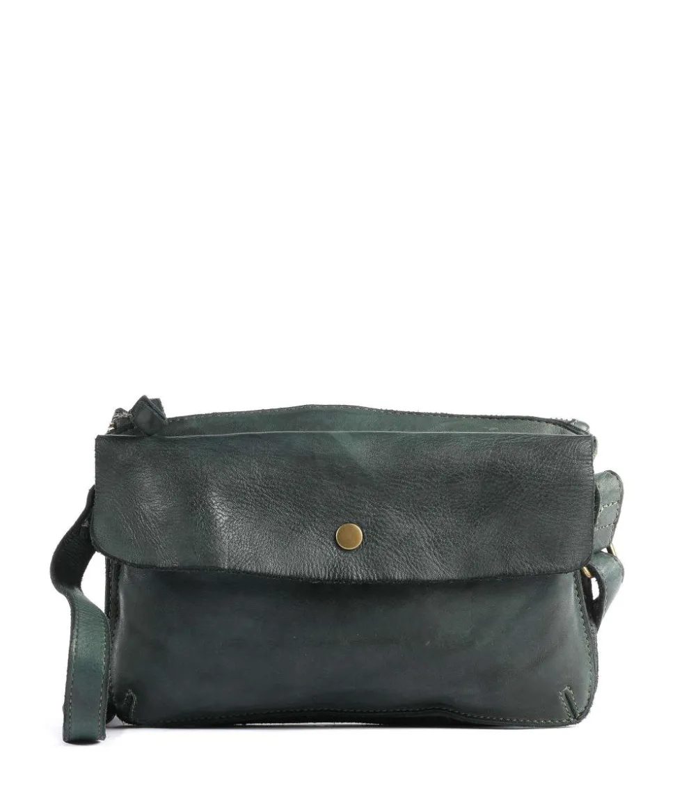 Submarine Umhängetasche Rindsleder dunkelgrün