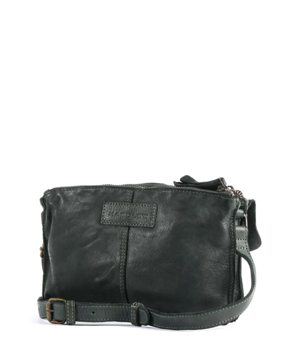 Submarine Umhängetasche Rindsleder dunkelgrün