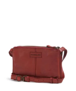 Submarine Umhängetasche weiches Rindsleder rot