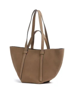 Suede Cosmo Medium Shopper aufgerautes Leder camel