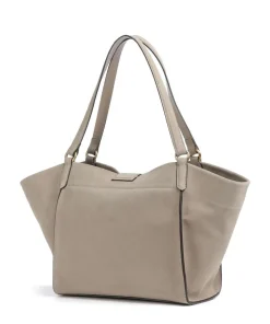 Suede Temi Shopper aufgerautes Leder hellgrau