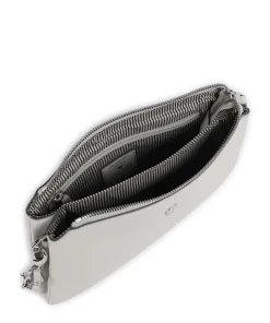 Sugar Pop Schultertasche genarbtes Rindsleder hellgrau