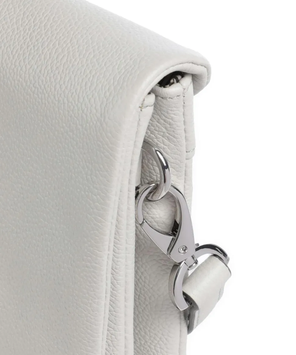 Sugar Pop Schultertasche genarbtes Rindsleder hellgrau