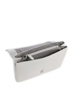 Sugar Pop Schultertasche genarbtes Rindsleder hellgrau