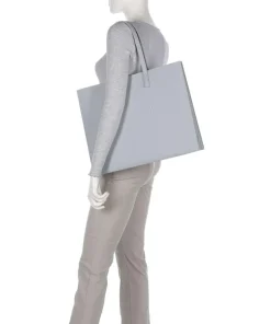 Sukicon Shopper Lederimitat hellgrau