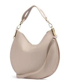 Sunup Beuteltasche genarbtes Rindsleder beige