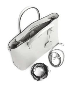 Super Star Handtasche Saffiano-Rindsleder hellgrau