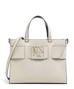 Susie Handtasche Lederimitat elfenbein