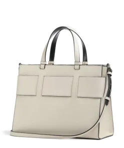 Susie Handtasche Lederimitat elfenbein