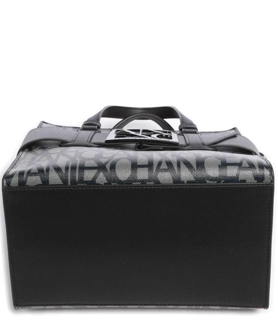 Susie M Handtasche Baumwolle beige/schwarz