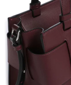 Susie M Handtasche Lederimitat wein