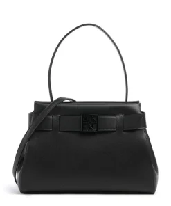 Susie M Shopper Lederimitat schwarz