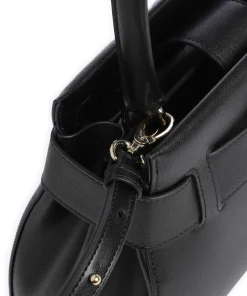 Susie S Handtasche Lederimitat schwarz