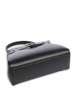 Susie S Handtasche Lederimitat schwarz