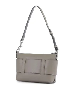 Susie Schultertasche Lederimitat taupe