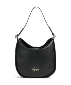 Sweet Heart Beuteltasche Lederimitat schwarz