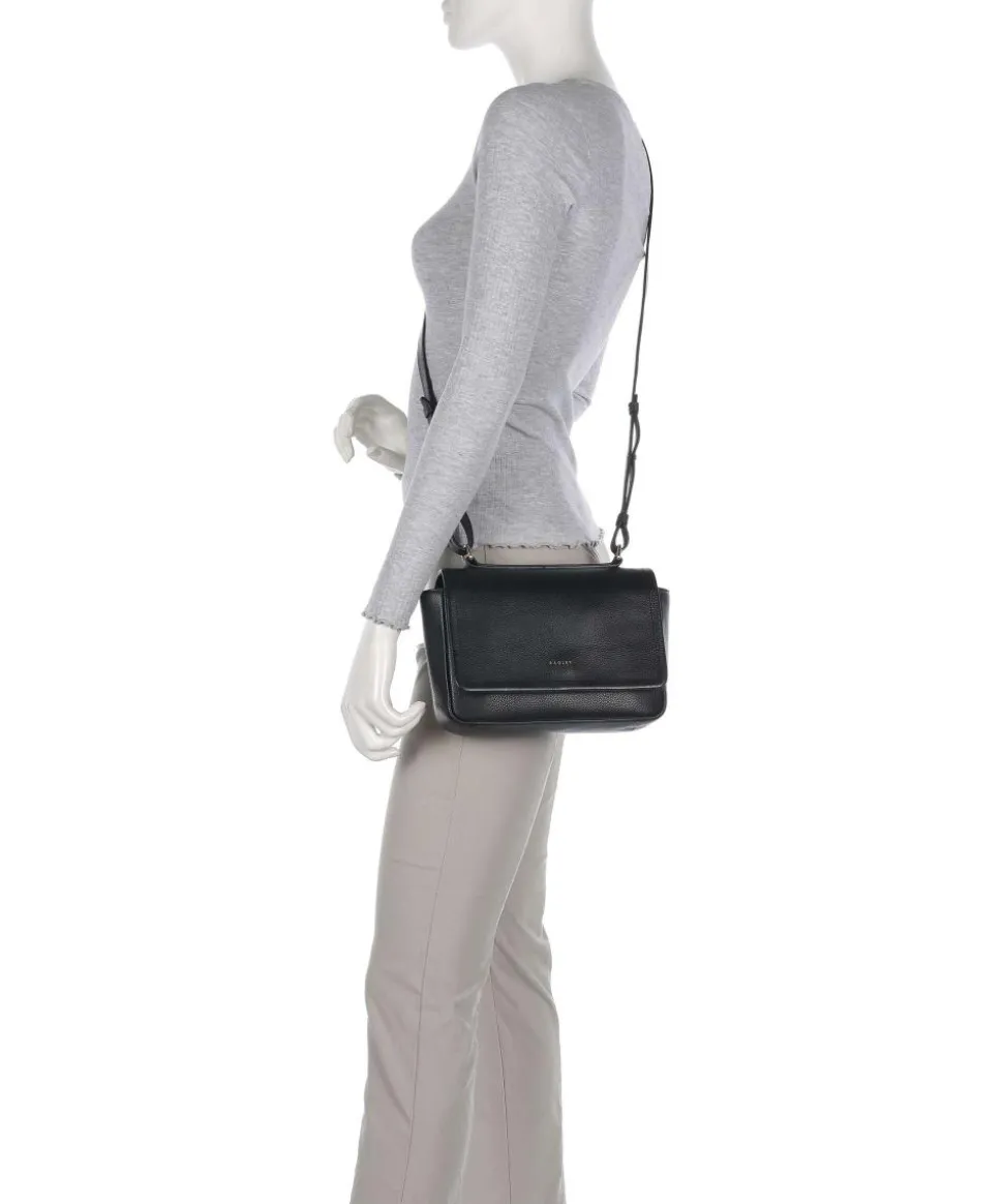 Sycamore Grove Umhängetasche Leder schwarz