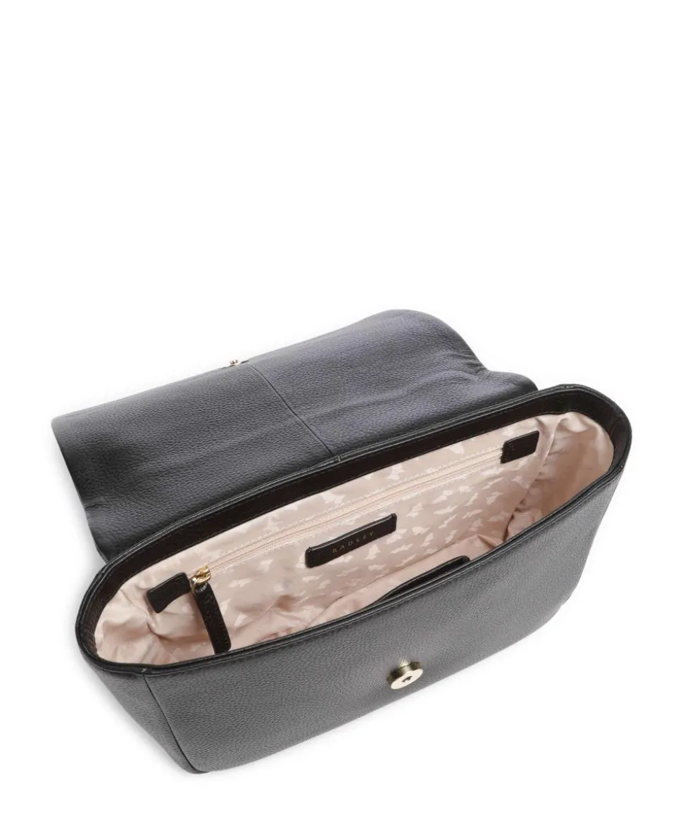 Sycamore Grove Umhängetasche Leder schwarz