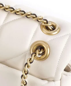 Tabby 20 Schultertasche fein genarbtes Leder elfenbein