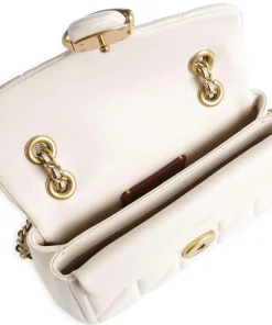 Tabby 20 Schultertasche fein genarbtes Leder elfenbein