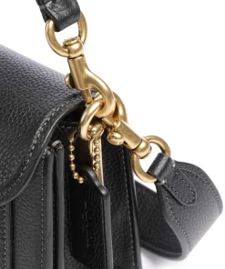 Tabby 26 Schultertasche genarbtes Leder schwarz