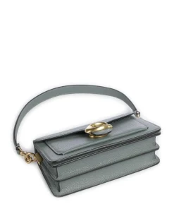 Tabby 20 Schultertasche genarbtes Rindsleder graugrün