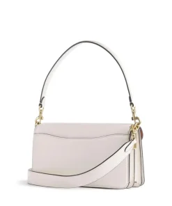 Tabby 26 Schultertasche genarbtes Leder elfenbein