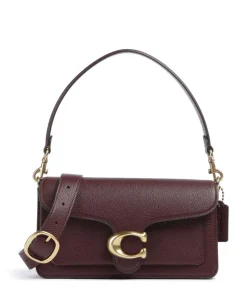 Tabby 26 Schultertasche genarbtes Leder wein