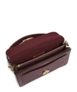 Tabby 26 Schultertasche genarbtes Leder wein