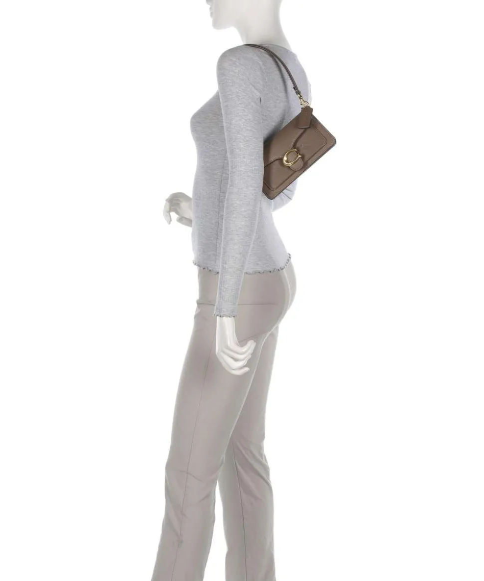 Tabby 20 Schultertasche genarbtes Rindsleder braun