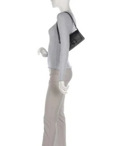 Tabby 20 Schultertasche genarbtes Rindsleder schwarz