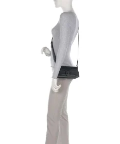 Tabby 20 Schultertasche genarbtes Rindsleder schwarz